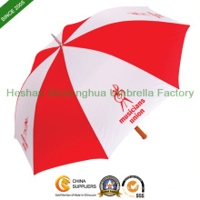 Cheap Zinc Customized Golf Umbrella with Wooden Handle (GOL-0027Z)